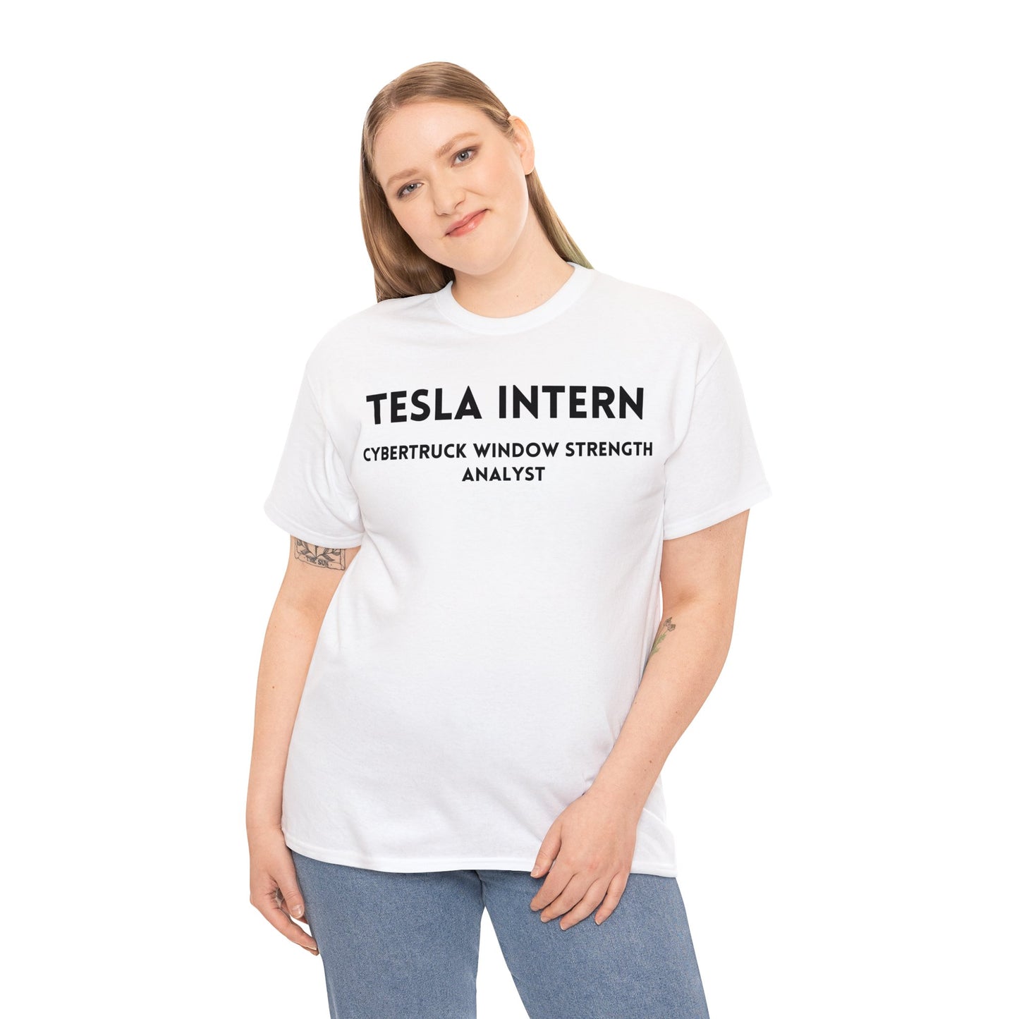 Tesla Intern "CyberTruck Window Strength Analyst" (T-Shirt)